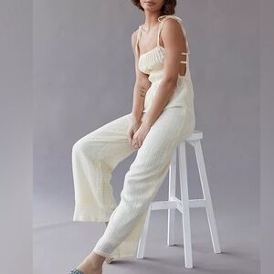 UO Cream Jumpsuit